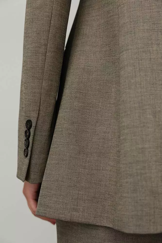 Пиджак (M (44RU), светло-коричневый). Изображение № 6