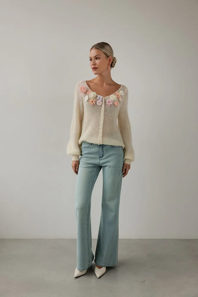 Джинсы (L (46RU), светло-голубой). Изображение № 1