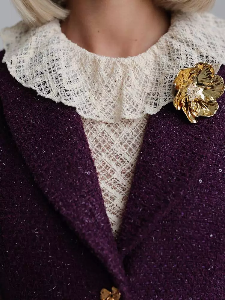 Блузка (M (44RU), бежевый). Изображение № 3