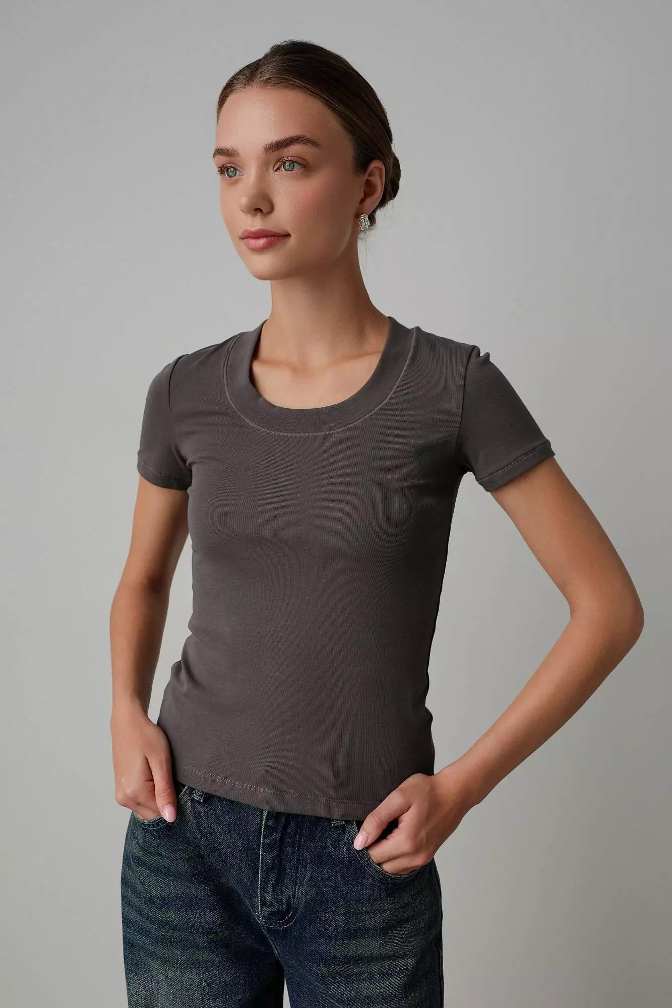 футболка (S (42), серый). Избражение № 1