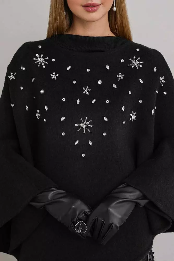 Накидка (M (44RU), чёрный). Изображение № 5