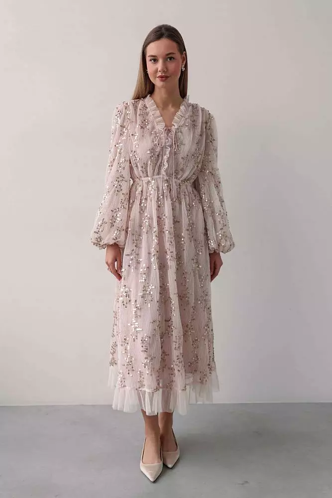 Платье (S (42RU), нежно-розовый). Изображение № 1