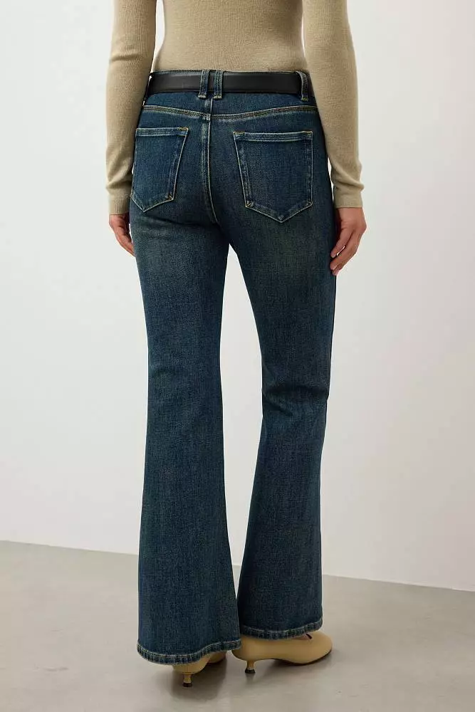 Джинсы (M (44RU), тёмно-синий). Изображение № 3