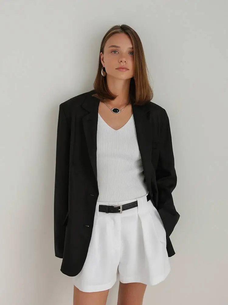 Пиджак (M (44RU), чёрный). Изображение № 1