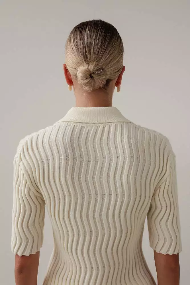 Топ (M (44RU), молочный). Изображение № 6