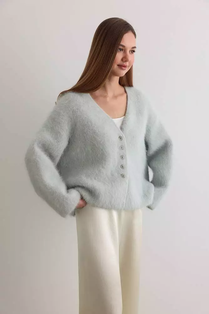 Кардиган (onesize (42-46RU), серо-голубой). Изображение № 2