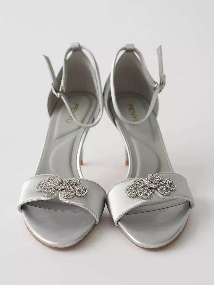 Босоножки (39, серебристый). Изображение № 1