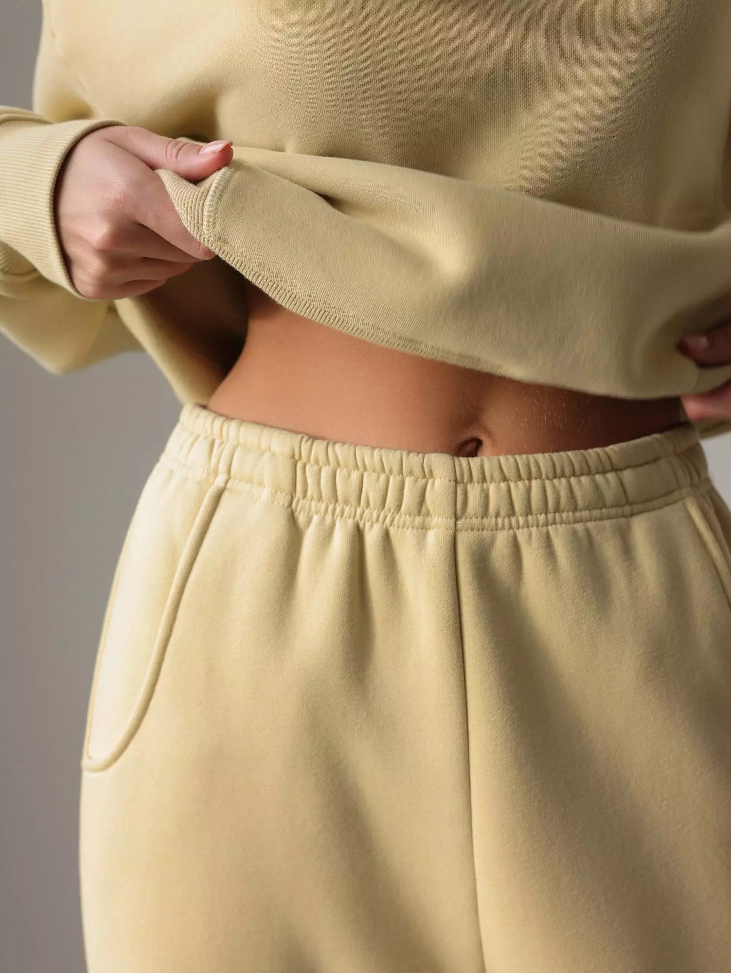 Брюки (M (44RU), жёлтая пастель). Избражение № 4