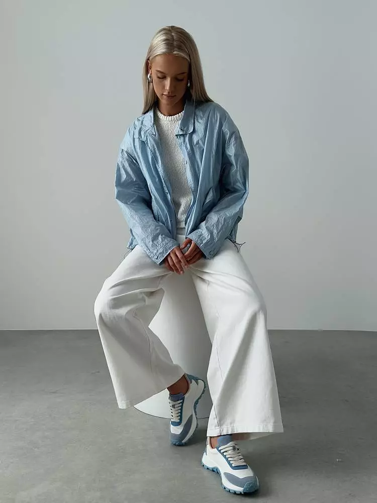 кроссовки (39, голубой). Изображение № 2