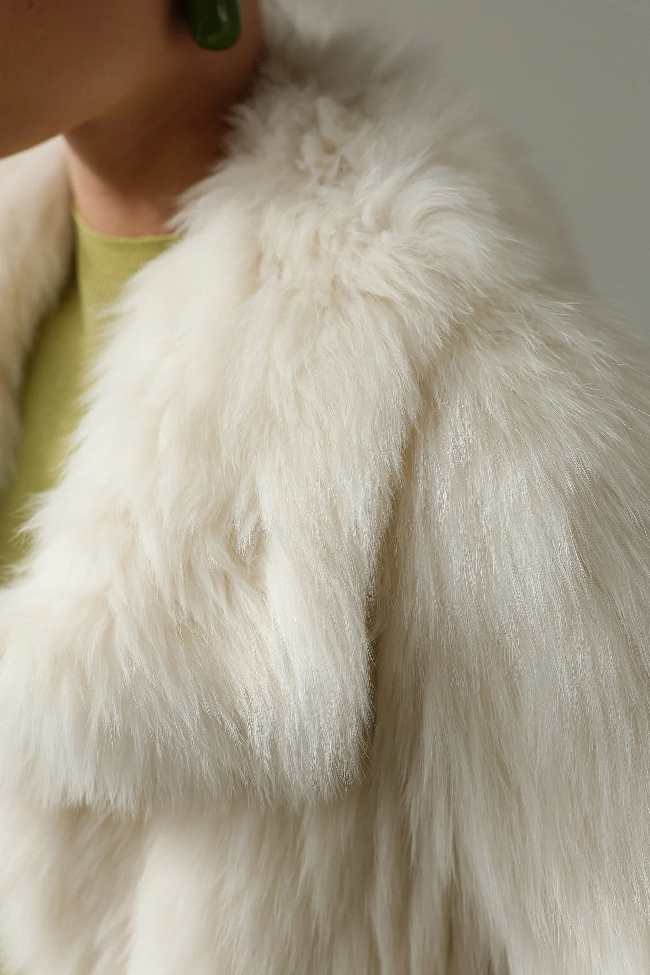 Шуба (onesize (40-44RU), молочный). Избражение № 4