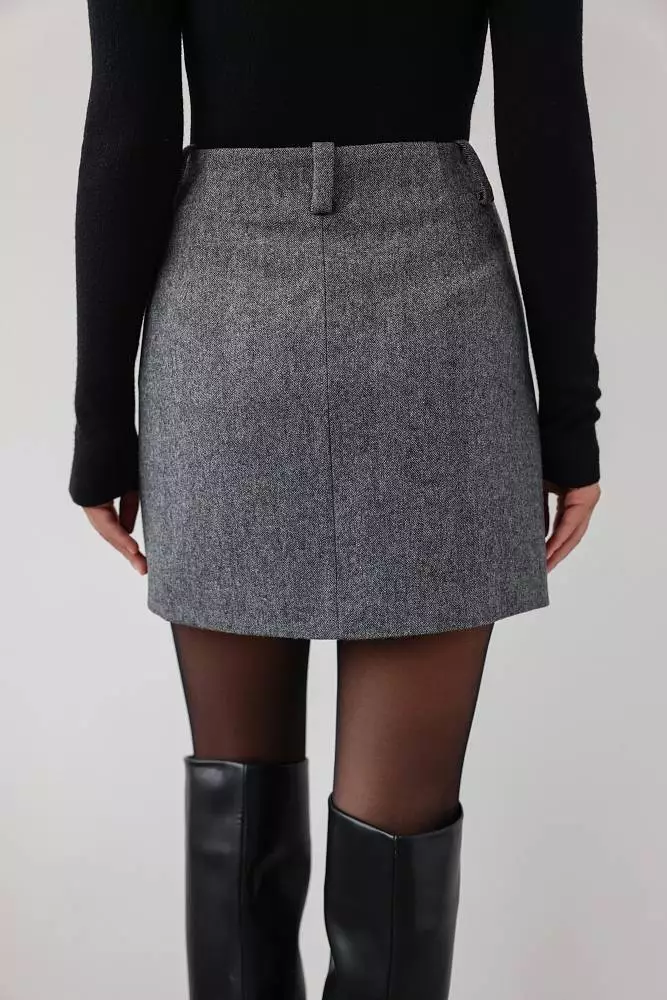 Юбка (S (42RU), серый). Изображение № 6