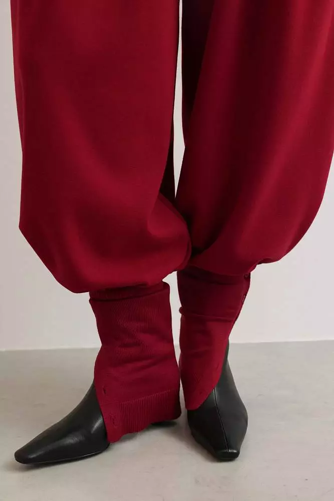 Брюки (M (44RU), бордовый). Изображение № 5