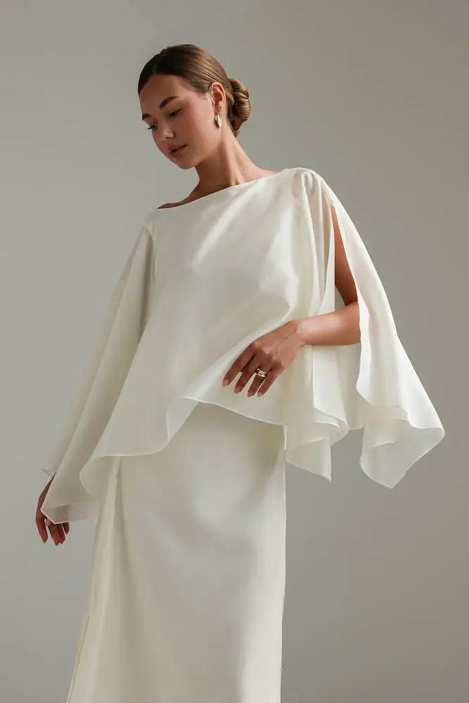 Костюм: топ и юбка (onesize (40-44RU), молочный). Изображение № 2