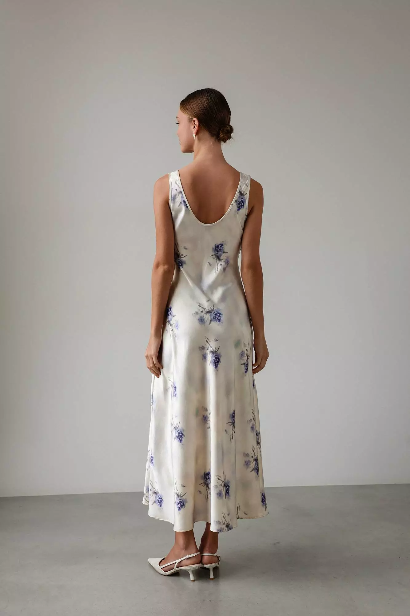 Платье (S (42RU) светло-бежевый). Избражение № 6