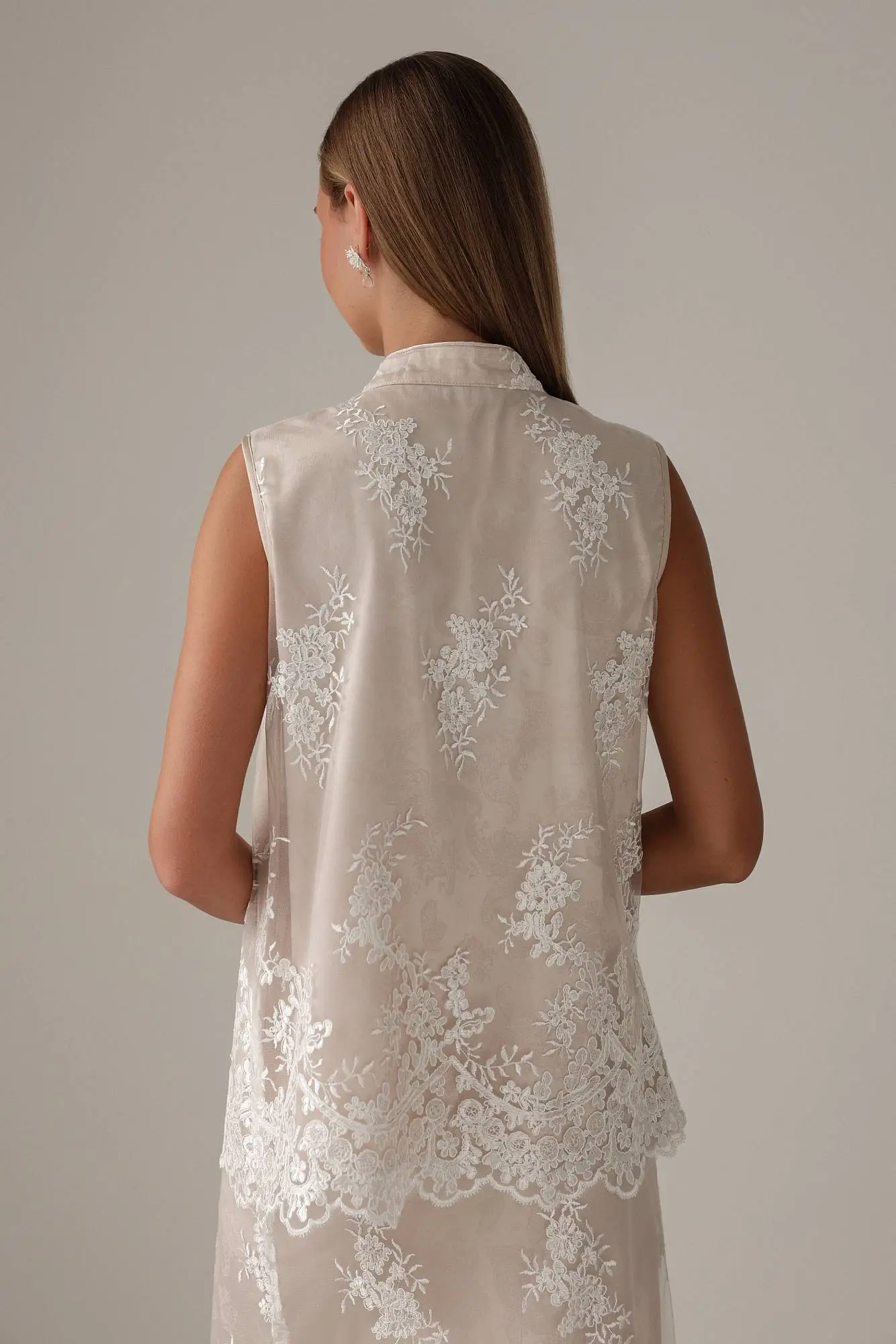 Топ (S (42RU), пудровый). Избражение № 5