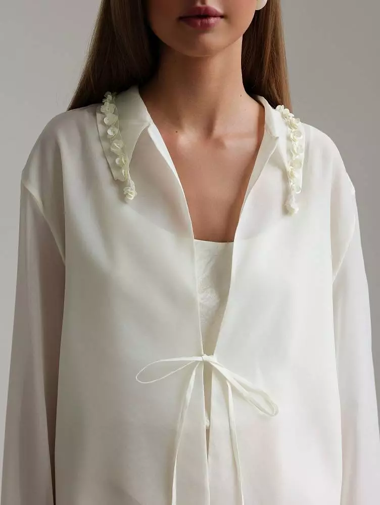 Блуза (S (42RU), ванильный). Изображение № 2