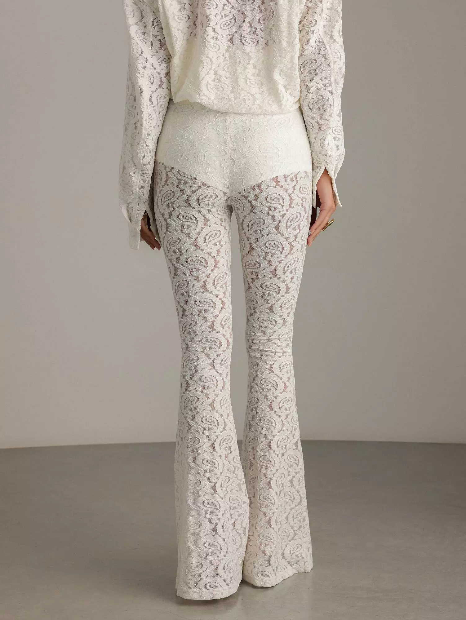 Брюки (L (46RU), молочный). Избражение № 6