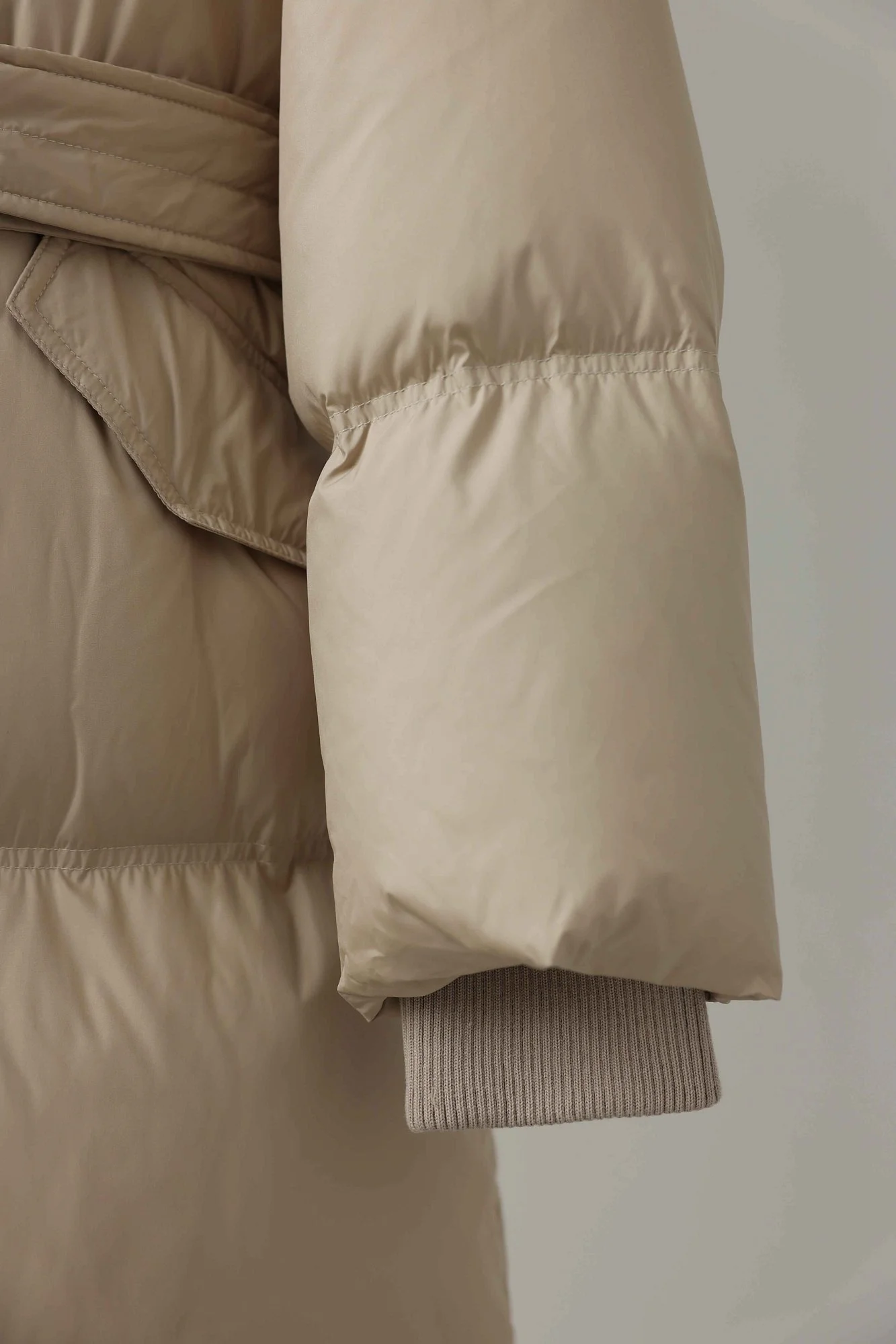 Пуховик (S (42RU), бежевый). Избражение № 5