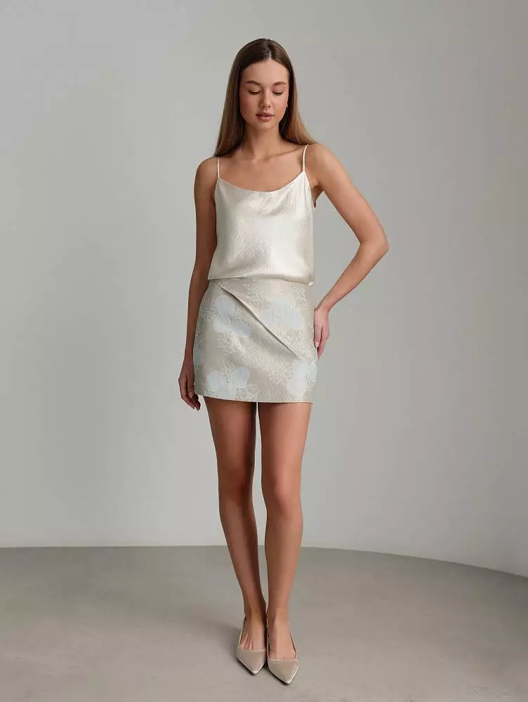 Юбка (S (42RU), серо-бежевый). Изображение № 2