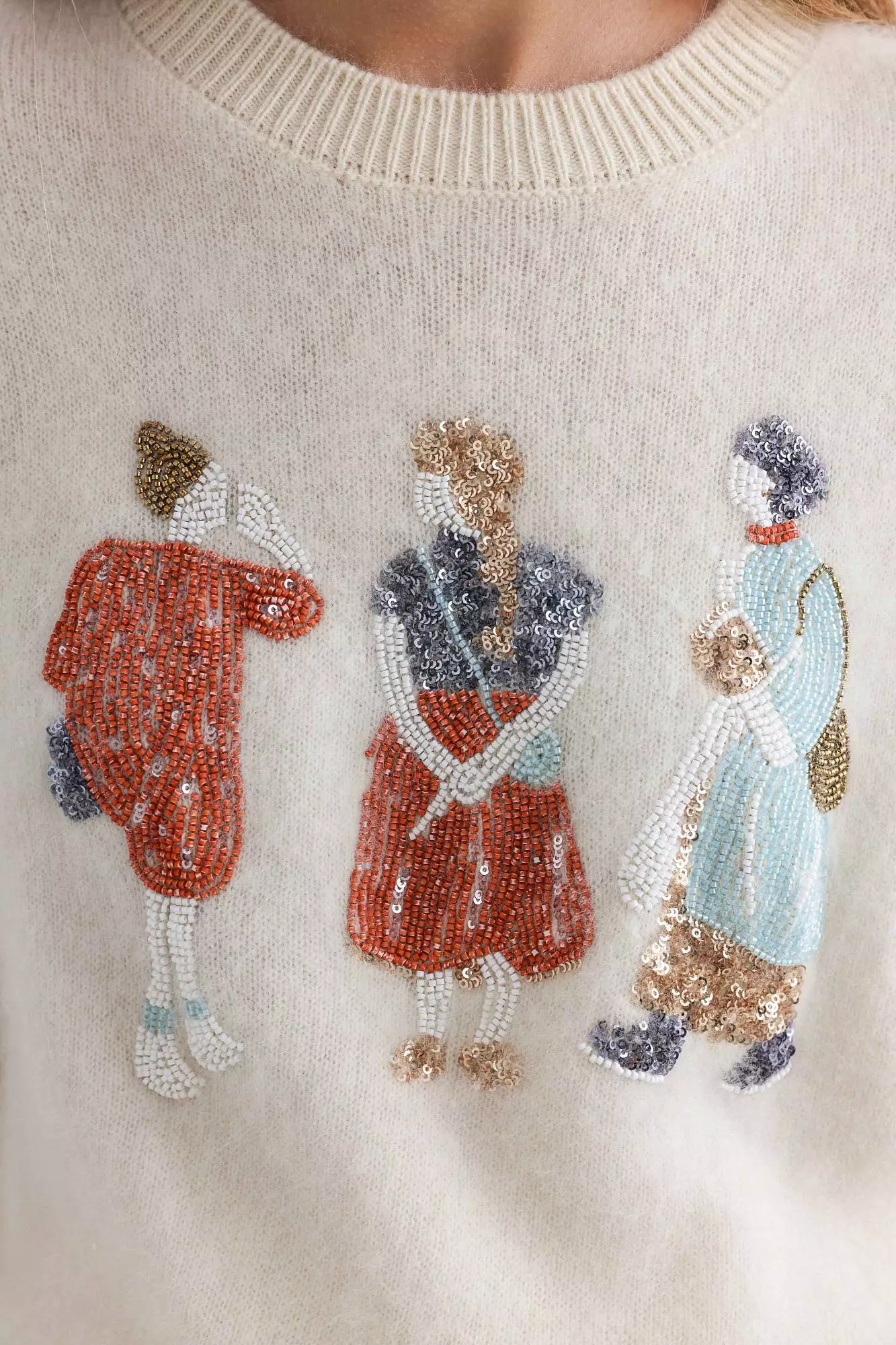 Свитер (onesize (42-46RU), молочный). Избражение № 3