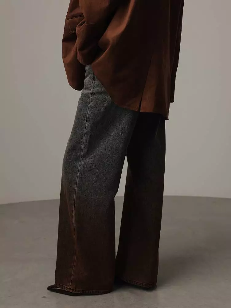 Джинсы (L (46), серо-кориневый). Изображение № 4