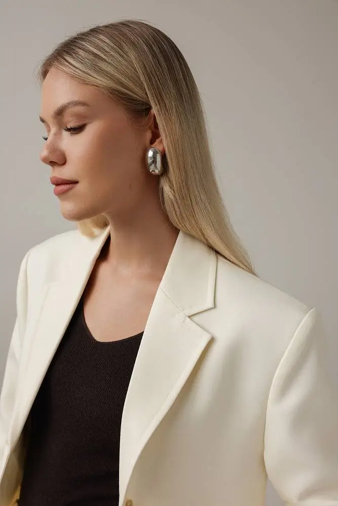 Пиджак (S (42RU), молочный). Изображение № 3