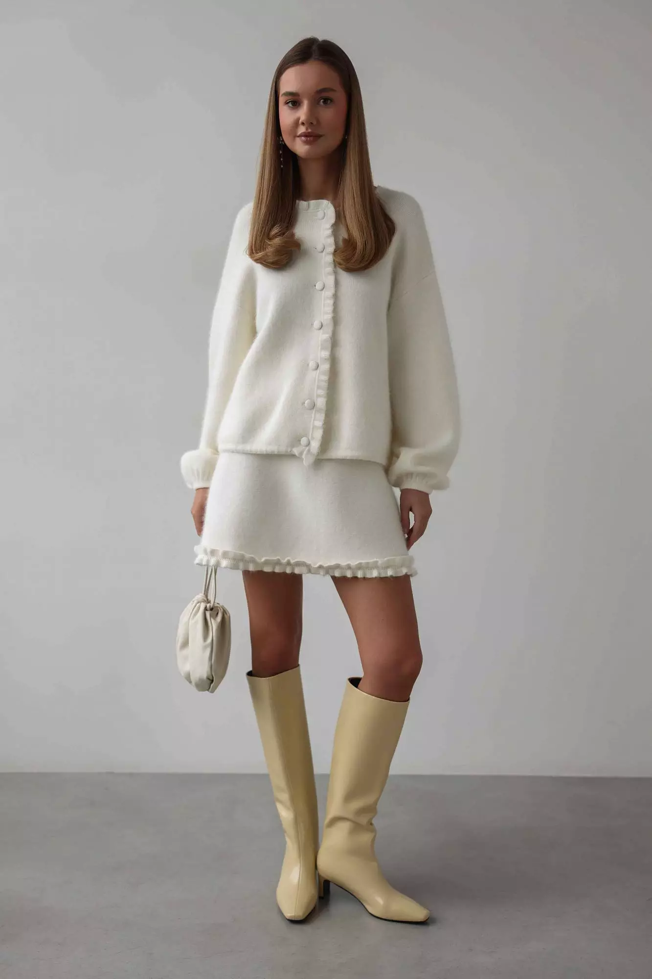 Кардиган (onesize (42-46RU), молочный). Избражение № 3