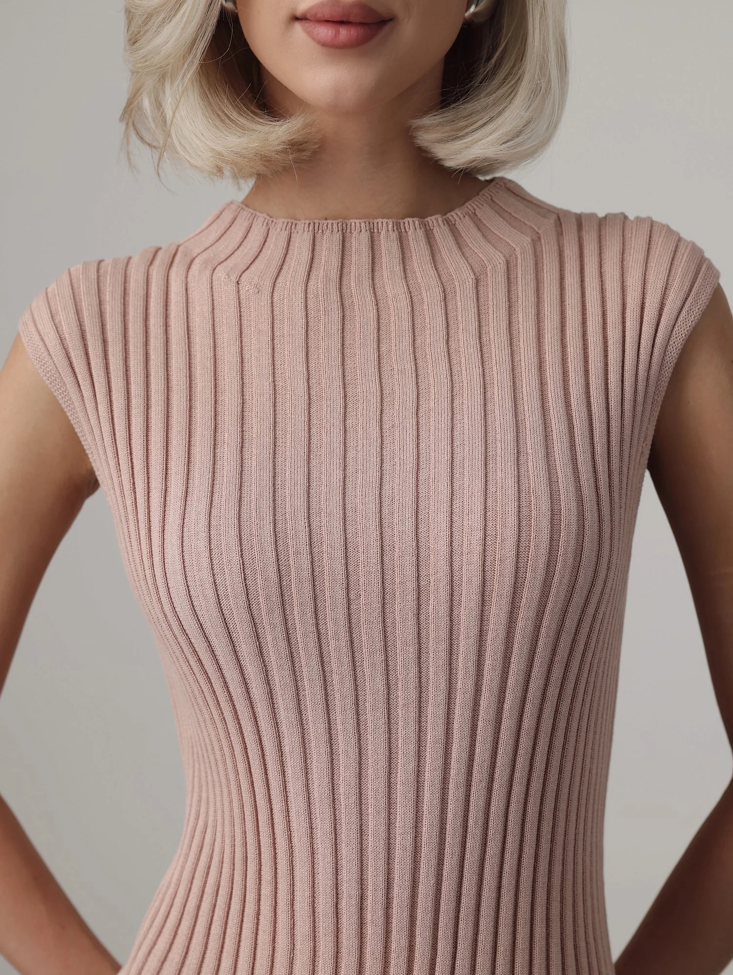 Топ (onesize (42-46RU), бежевая пудра). Избражение № 3