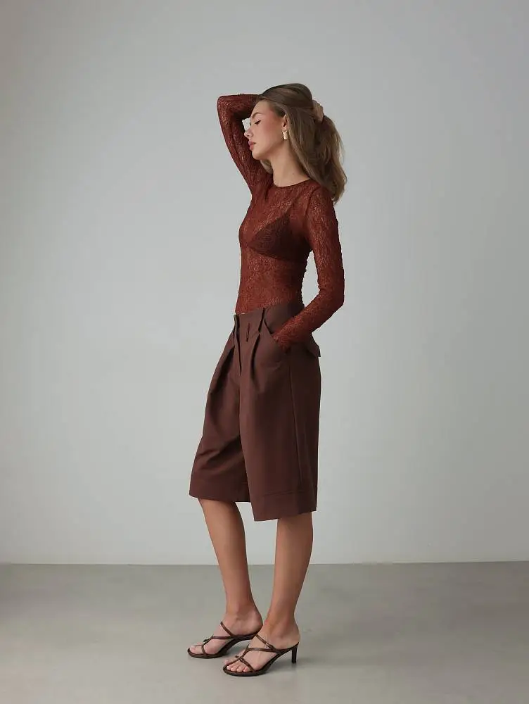 Бермуды (M (44RU), красно-коричневый). Изображение № 3