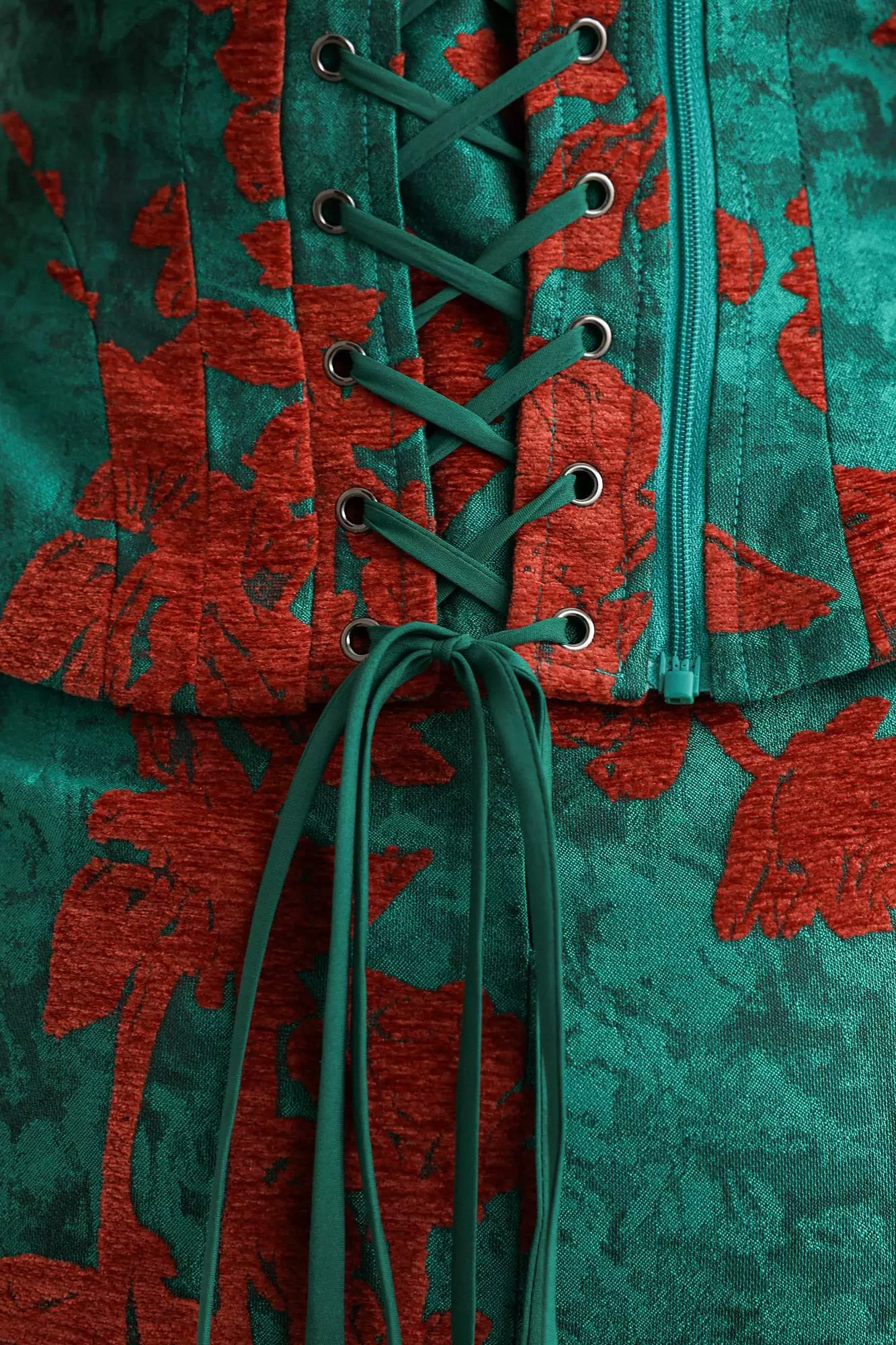 Костюм: корсет и юбка (L (46RU), изумрудный). Избражение № 6