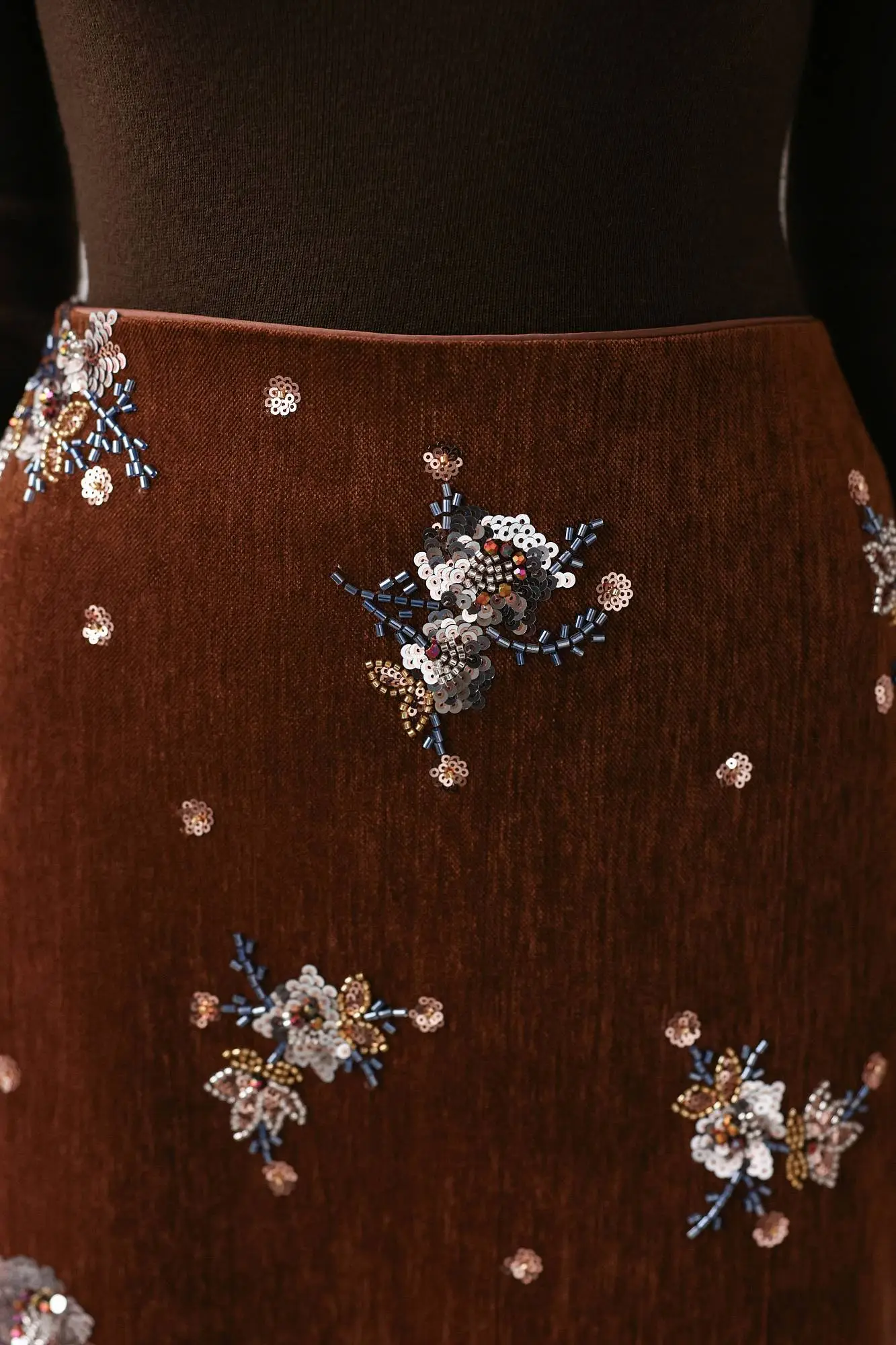 Юбка  (L (46RU), коричневый). Избражение № 3