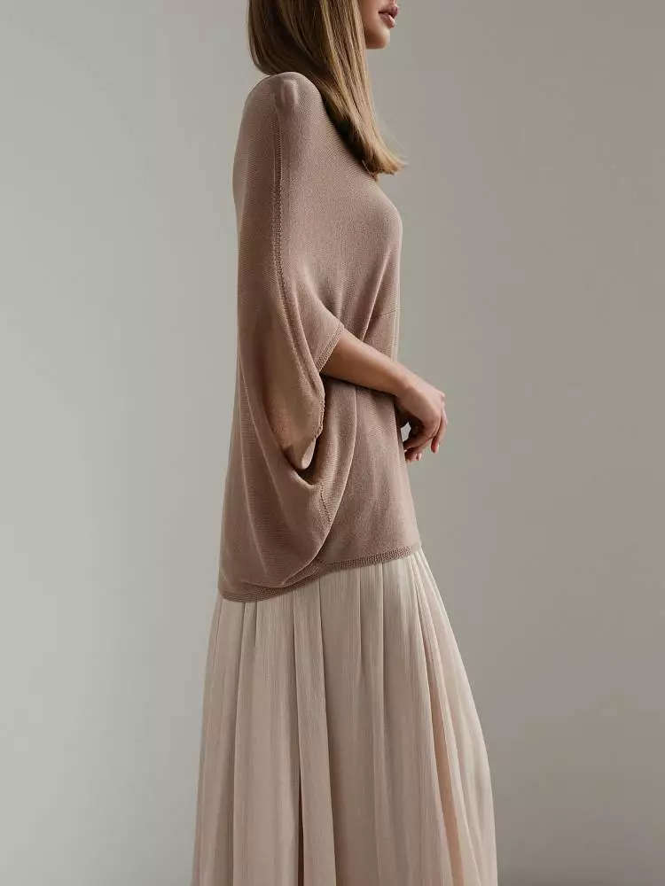 Топ (onesize (40-44RU), светло-коричневый). Изображение № 3