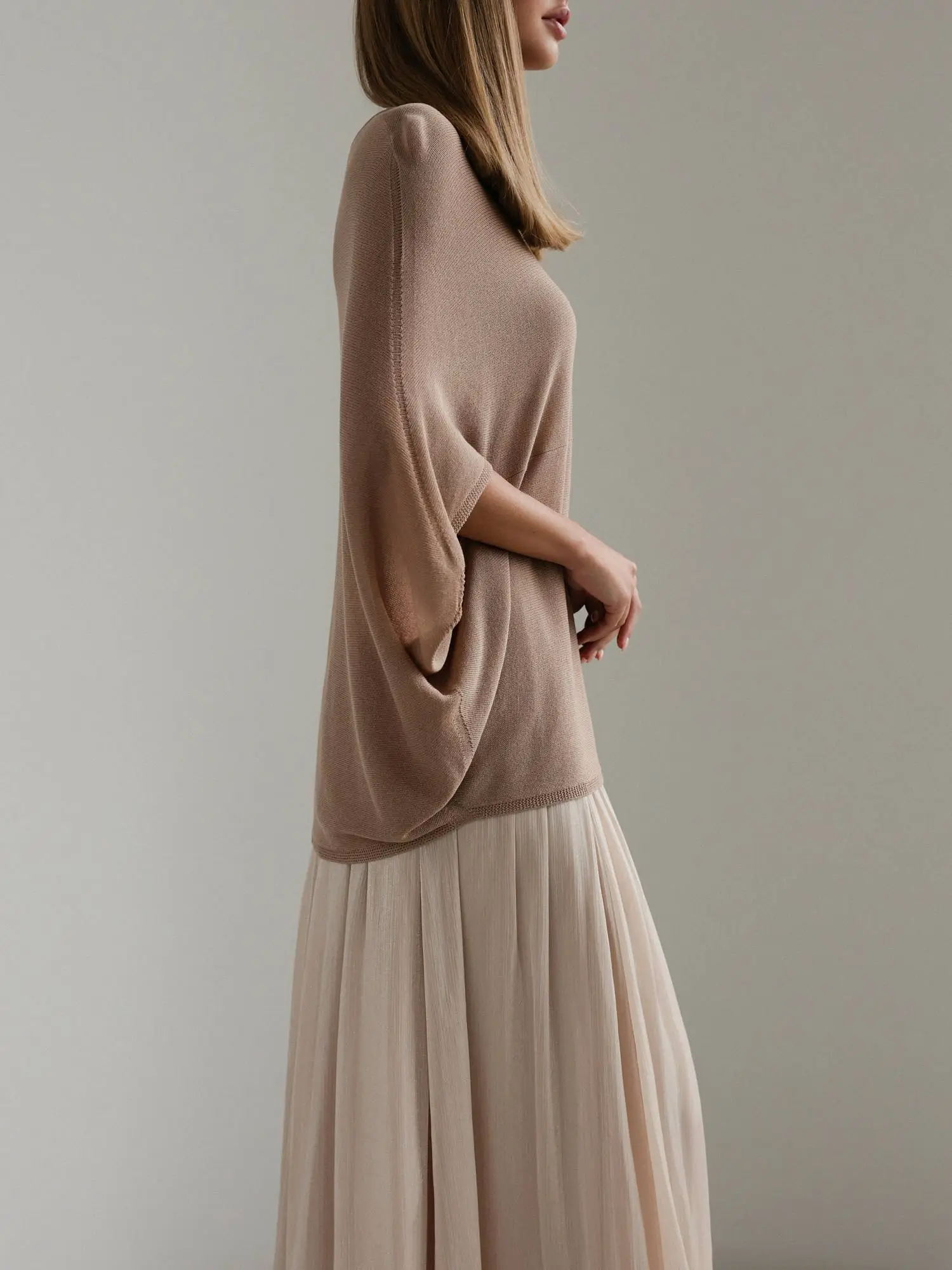 Топ (onesize (40-44RU), светло-коричневый). Избражение № 3