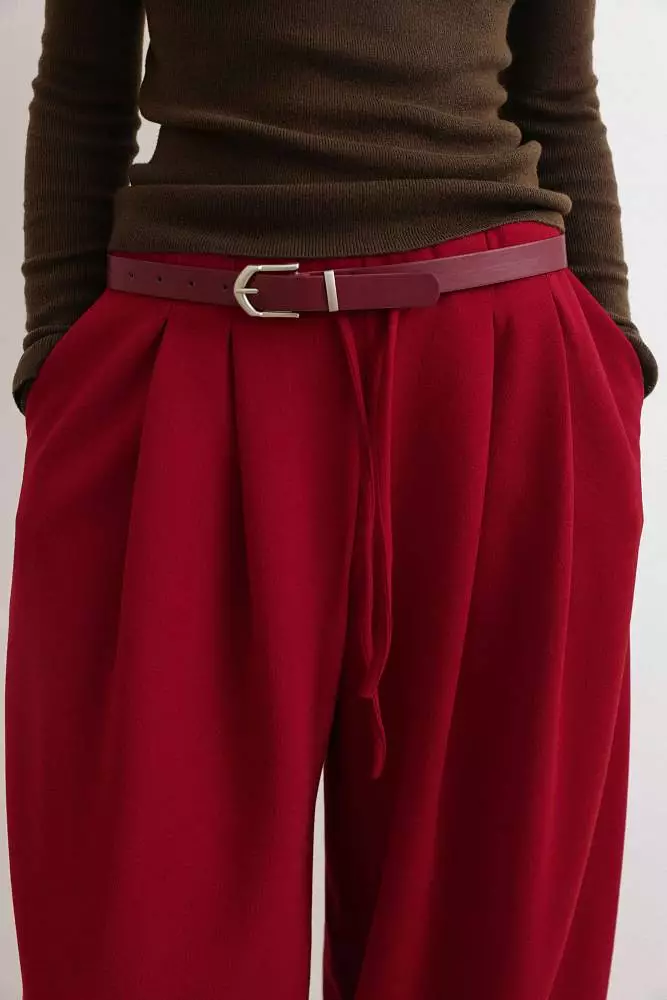 Брюки (M (44RU), бордовый). Изображение № 4