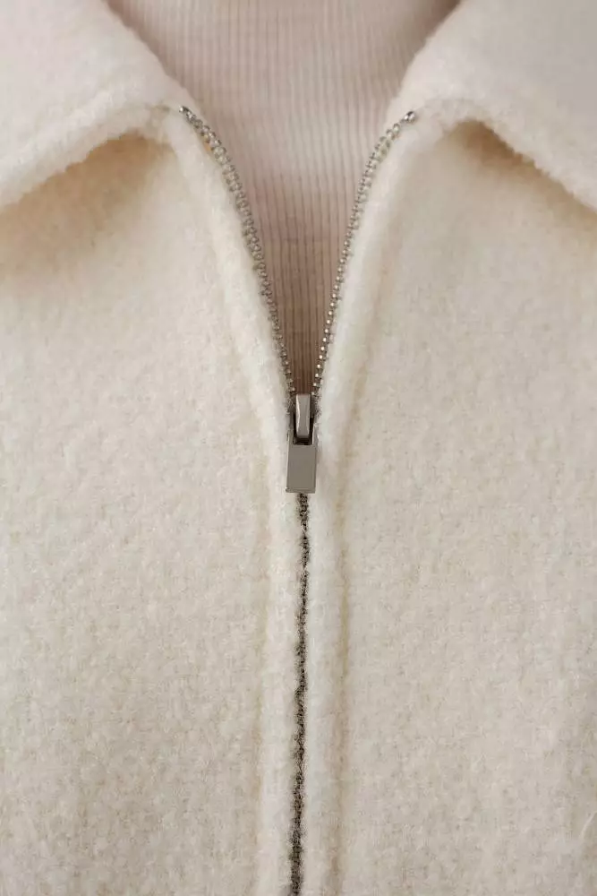 Куртка (S (42RU), светло-бежевый). Изображение № 4