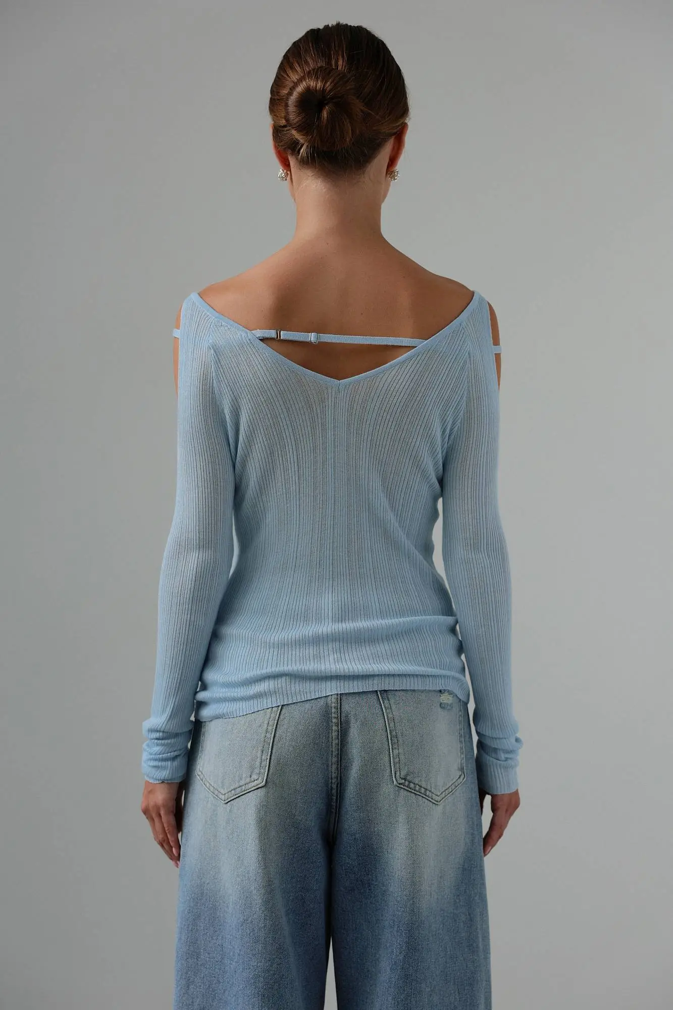 лонгслив (небесно-голубой). Избражение № 4