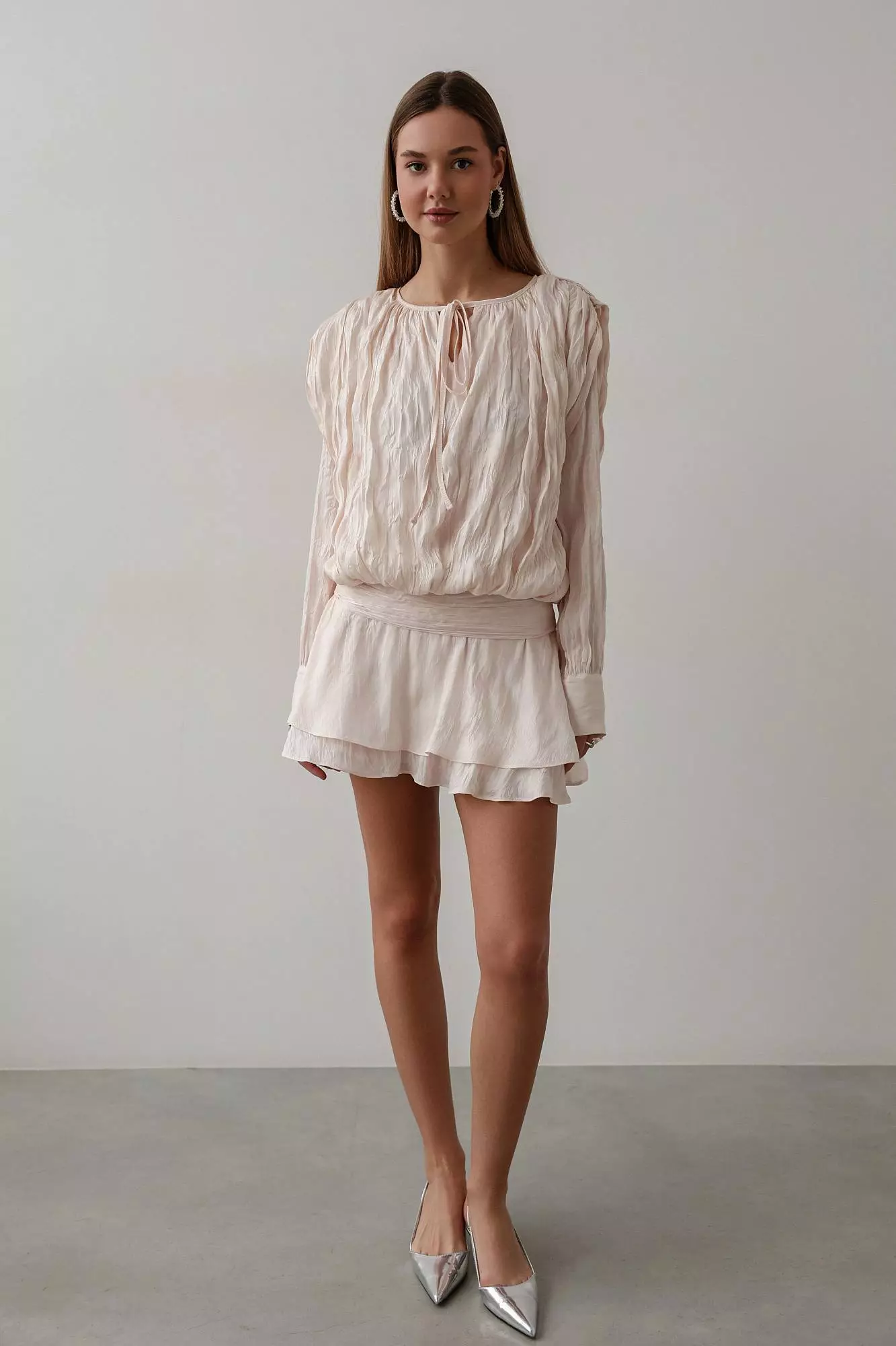 Платье (L (46RU), нежно-розовый). Избражение № 1