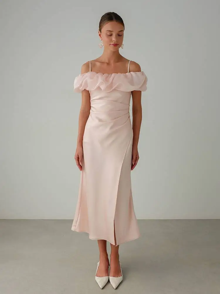 Платье (S (42RU), пудровый). Изображение № 1