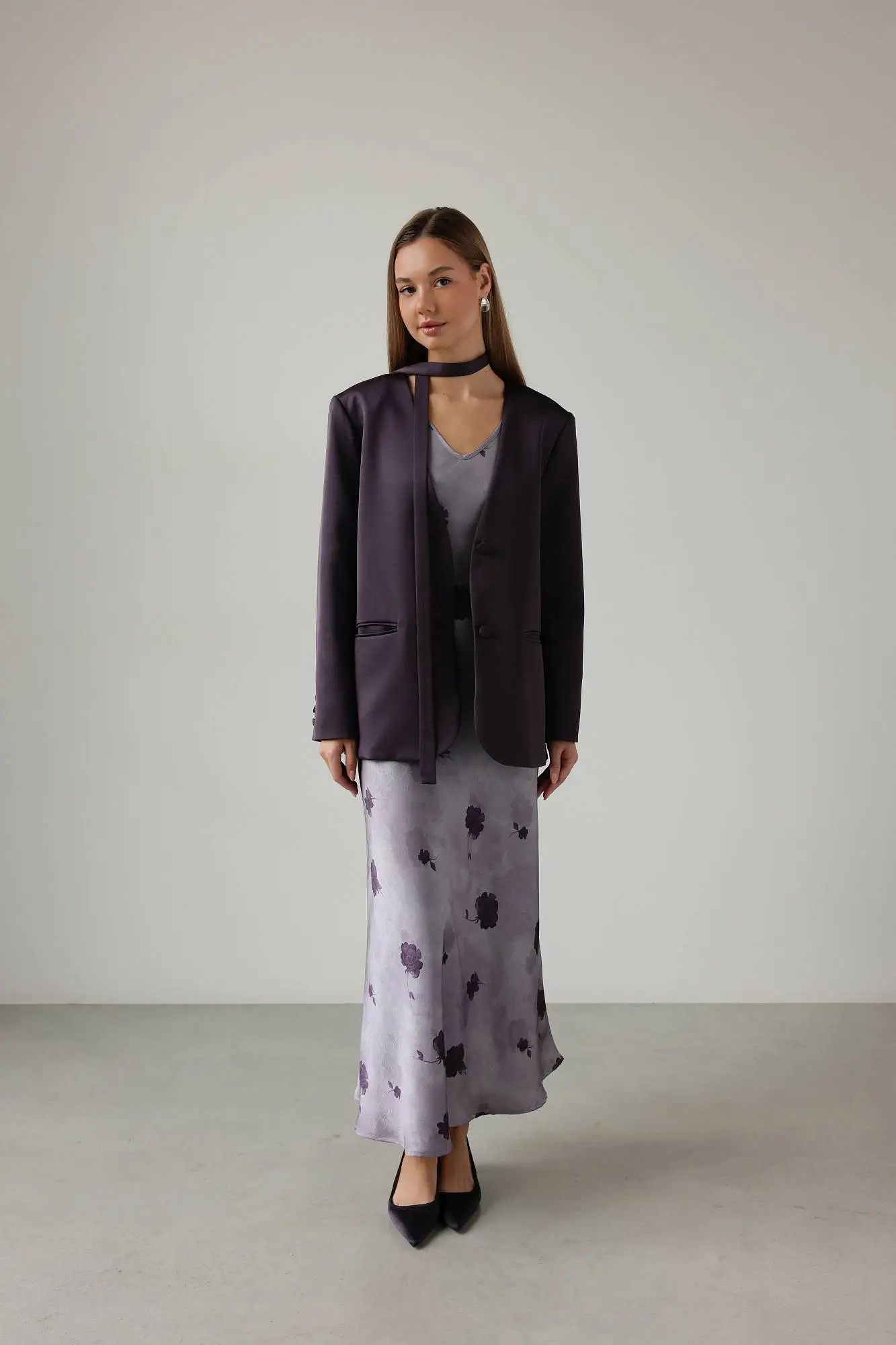 Пиджак (onesize (42-46RU) сливовый). Избражение № 1