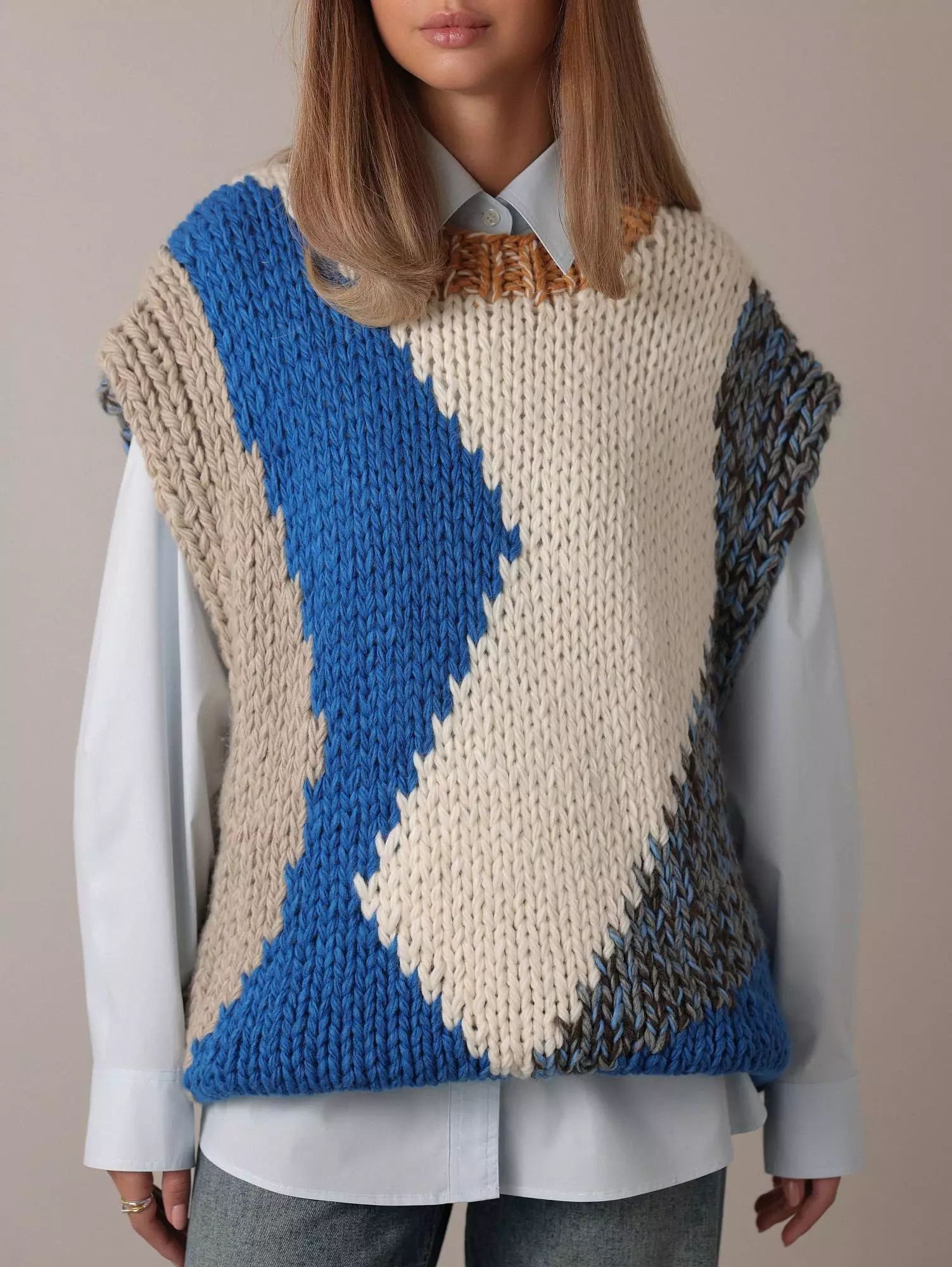 Жилет (onesize (42-46RU), голубой). Избражение № 1