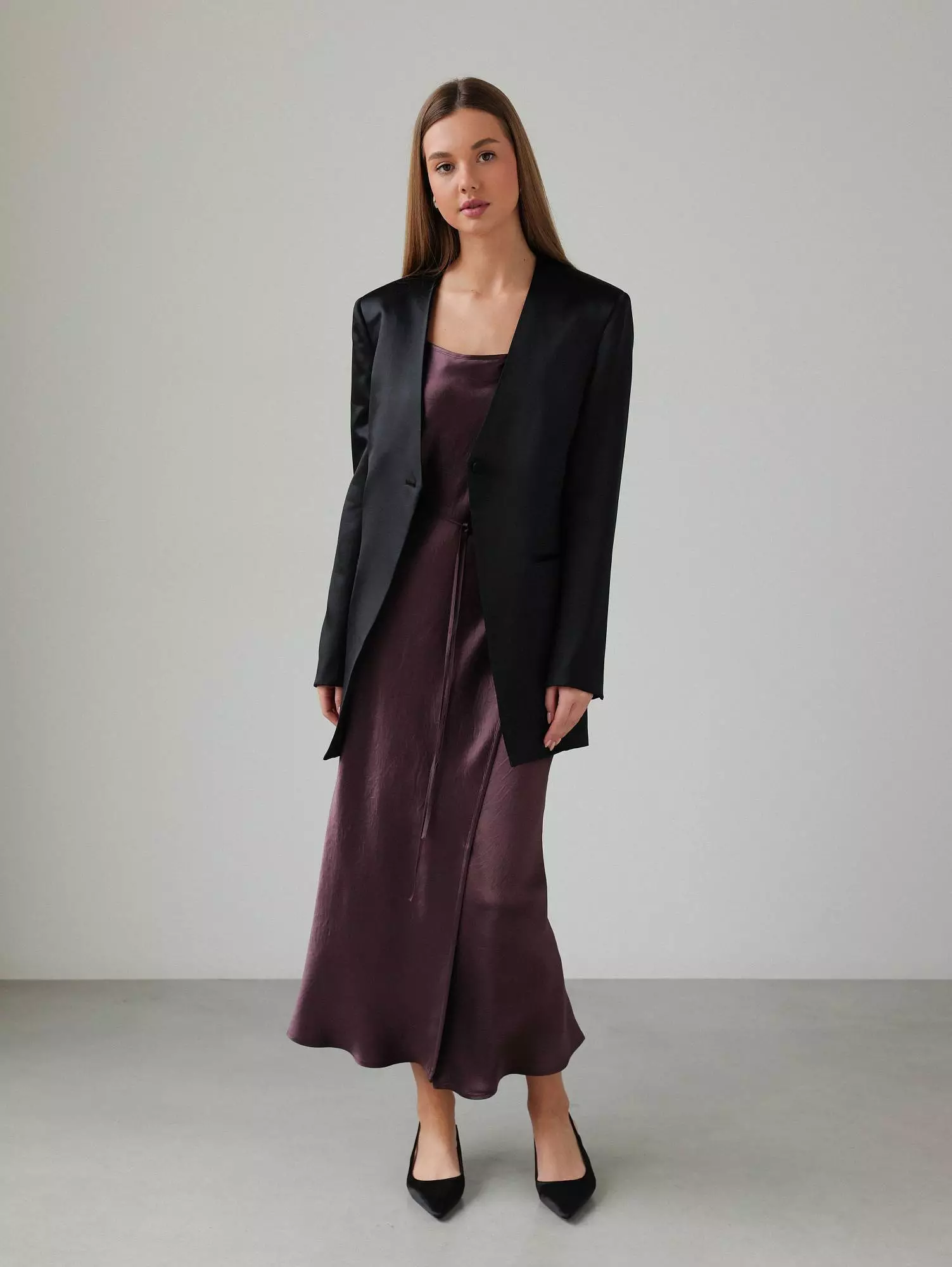 Платье  (S (42RU), сливовый). Избражение № 2