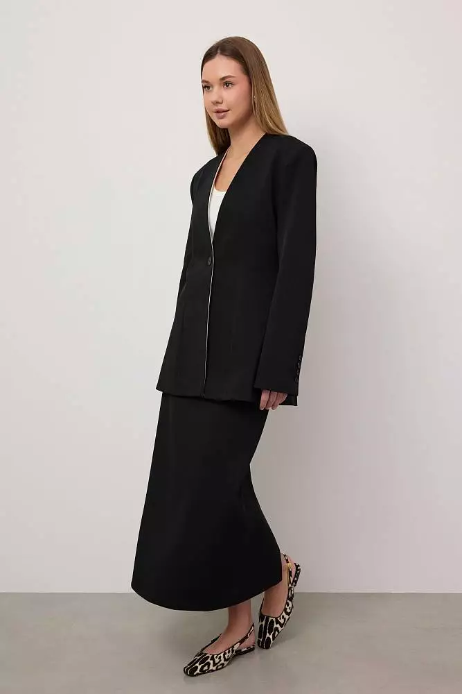 Пиджак (M (44RU), чёрный). Изображение № 3