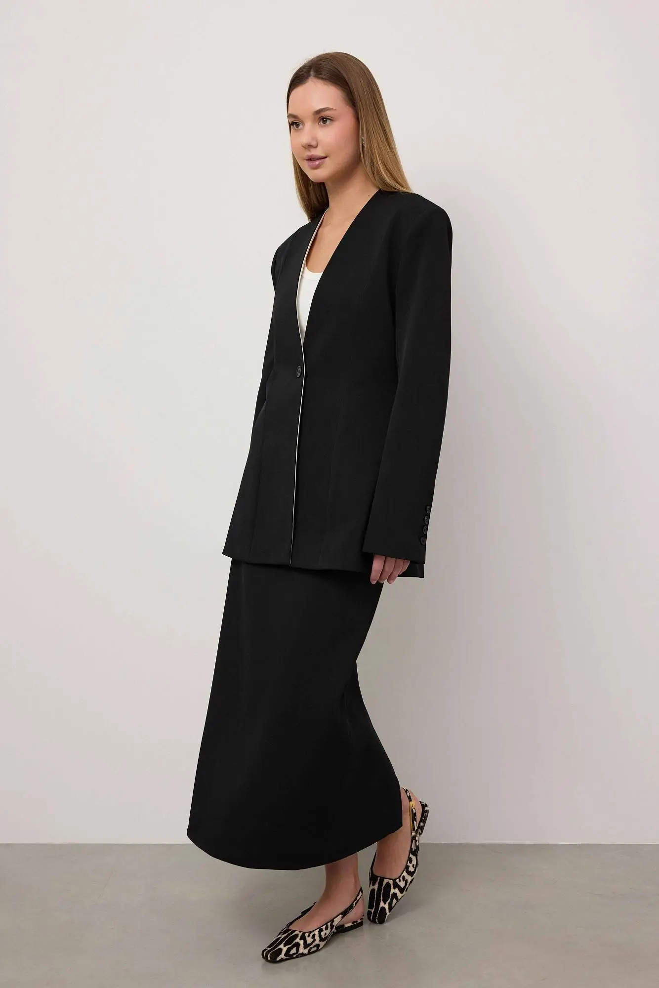 Пиджак (S (42RU), чёрный). Избражение № 3