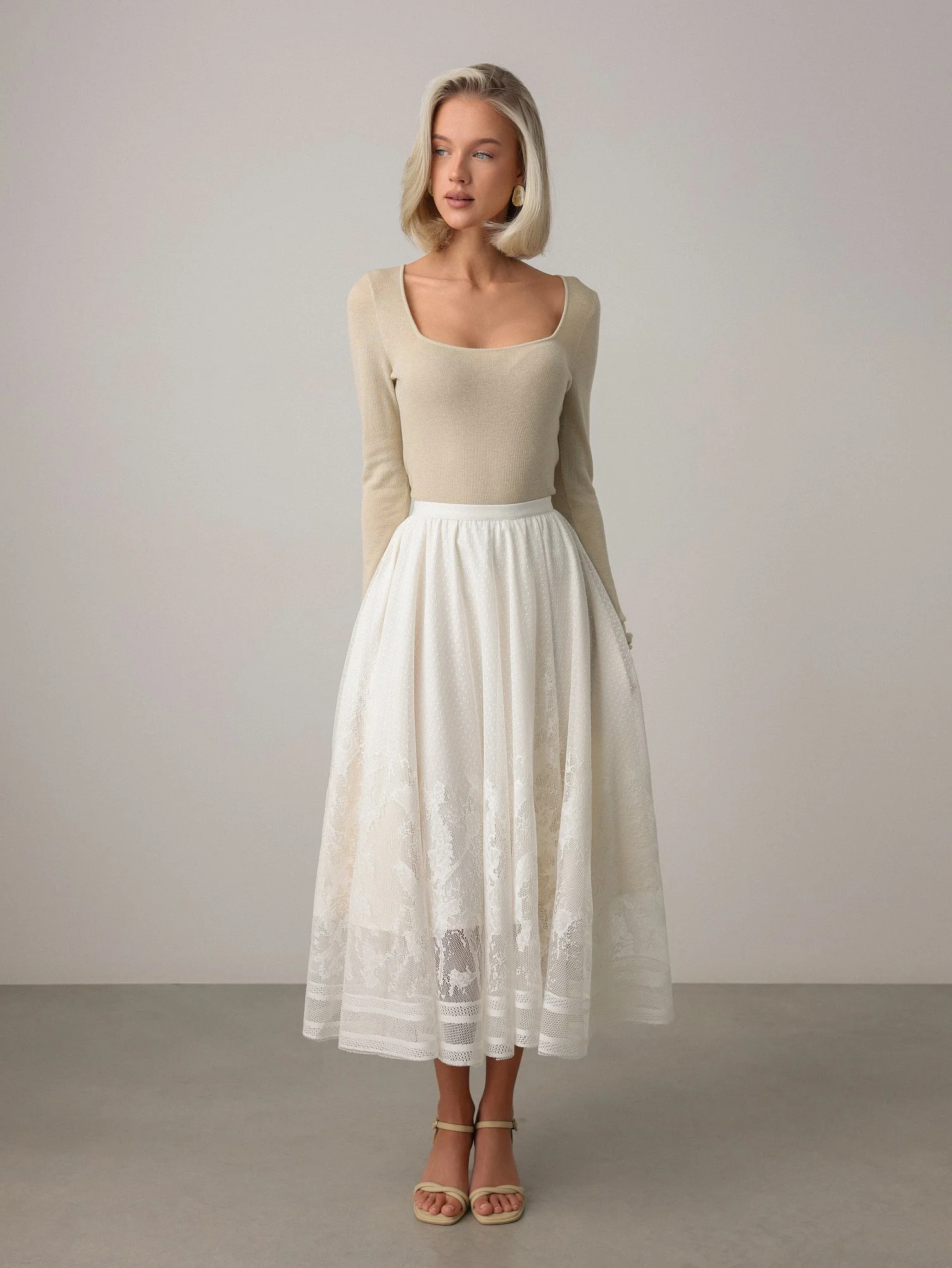 Джемпер (onesize (42-46RU), бежевый). Избражение № 2