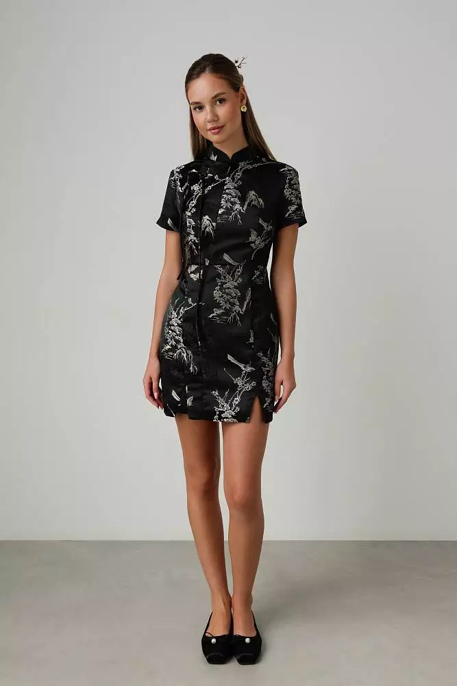 Платье (M (42RU), чёрный). Изображение № 1