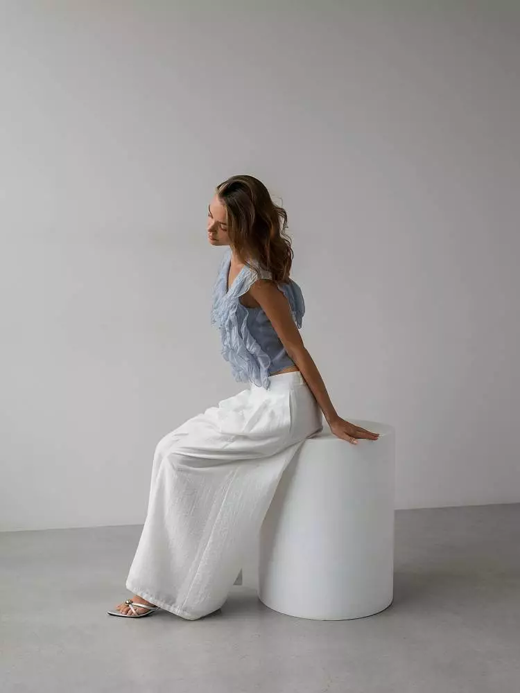 Брюки (S (42RU), белый). Изображение № 4