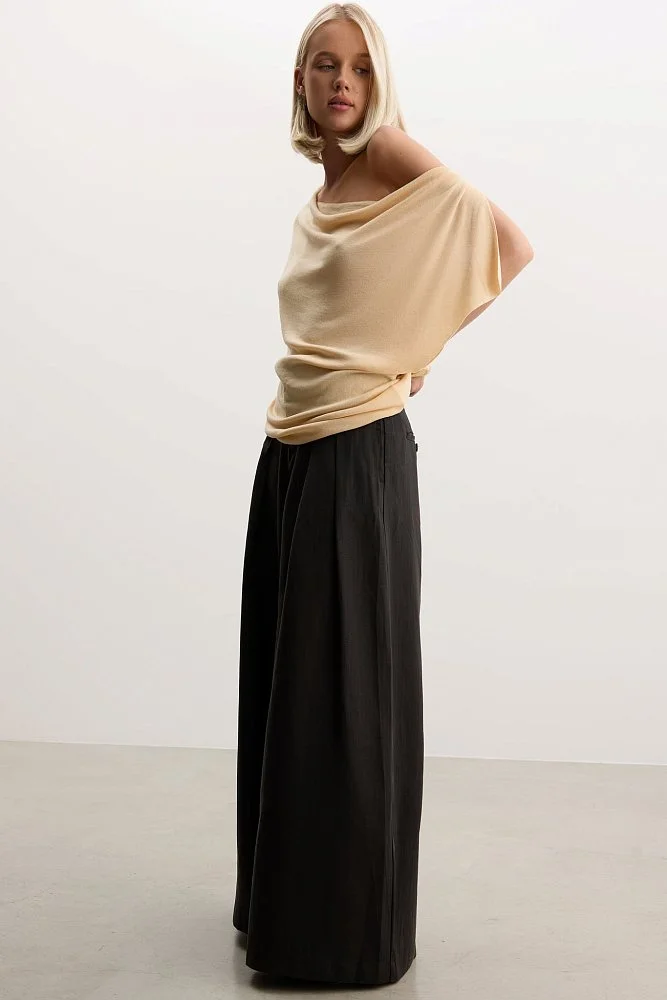 Топ (onesize (42-46RU), бежевый). Изображение № 6
