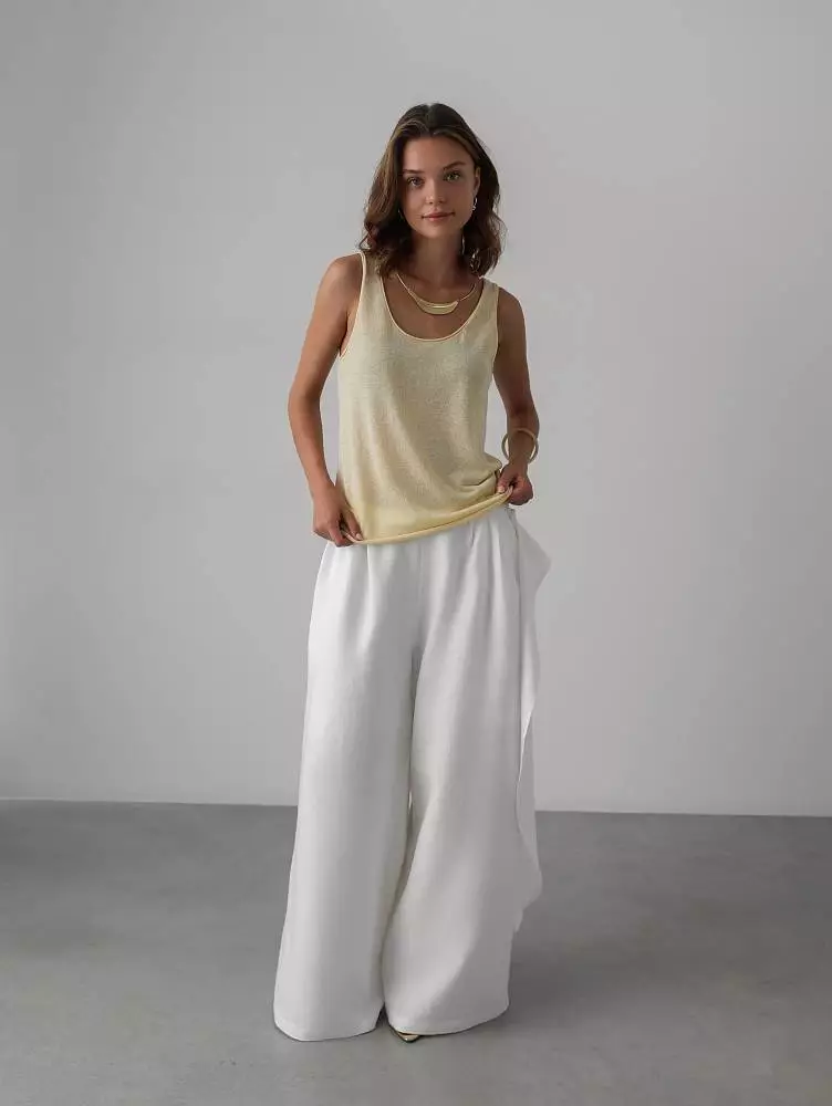 Брюки (L (46RU), белый). Изображение № 3