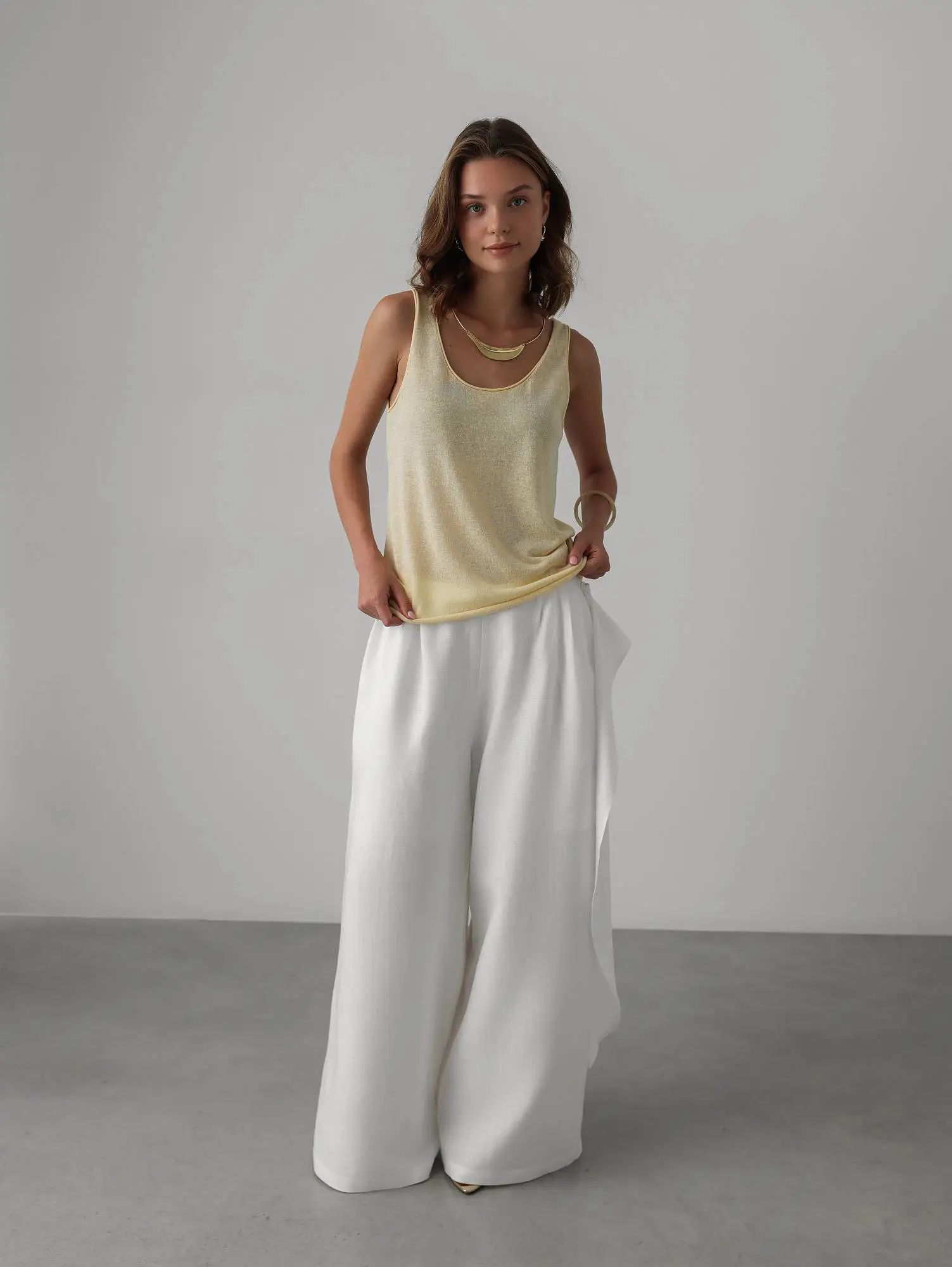 Брюки (L (46RU), белый). Избражение № 3