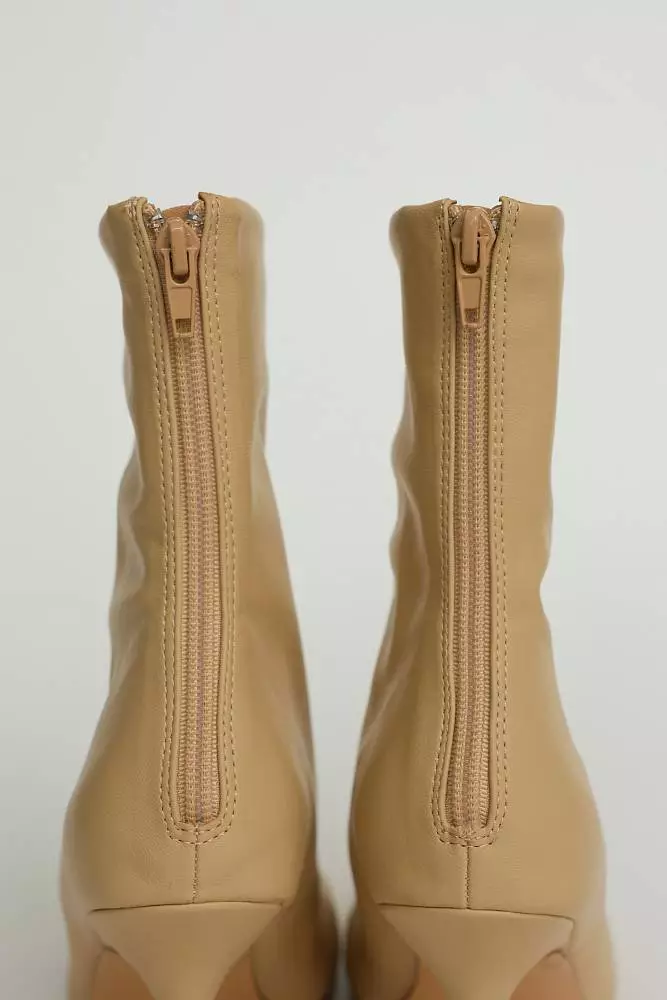 Ботильоны (38, песочный). Изображение № 4